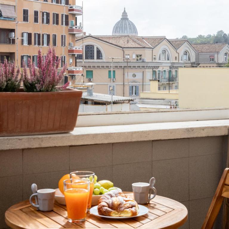 Giglio Dome View - St Peter View, 300mt to Metro A, Vatican City, A-C - Appartamento con 2 Camere da Letto - 1