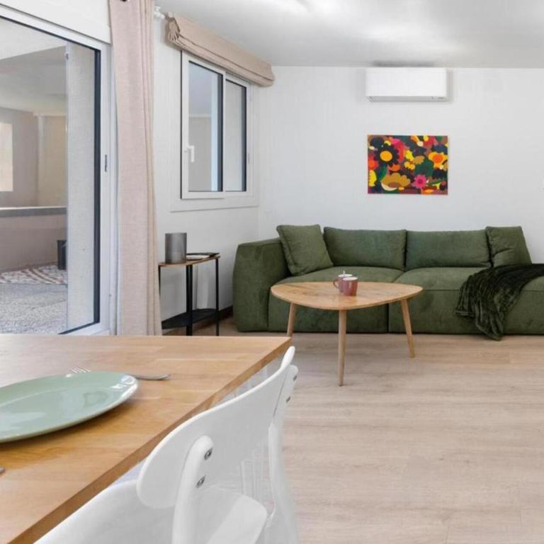 T2 Calme absolu - Coeur Toulouse - Saint Cyprien - climatisation - Terrasse arborée - One-Bedroom Apartment - 38