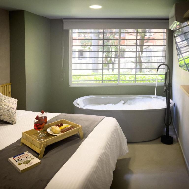 Elegante loft en Medellín con bañera y Aire 1-01 - Apartamento de 1 dormitorio - 22