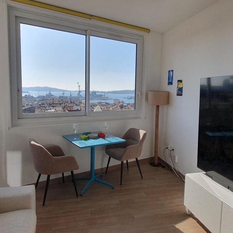 Vue Mer Panoramique - Gare et Port à Pied - 60m2 - Two-Bedroom Apartment - 7