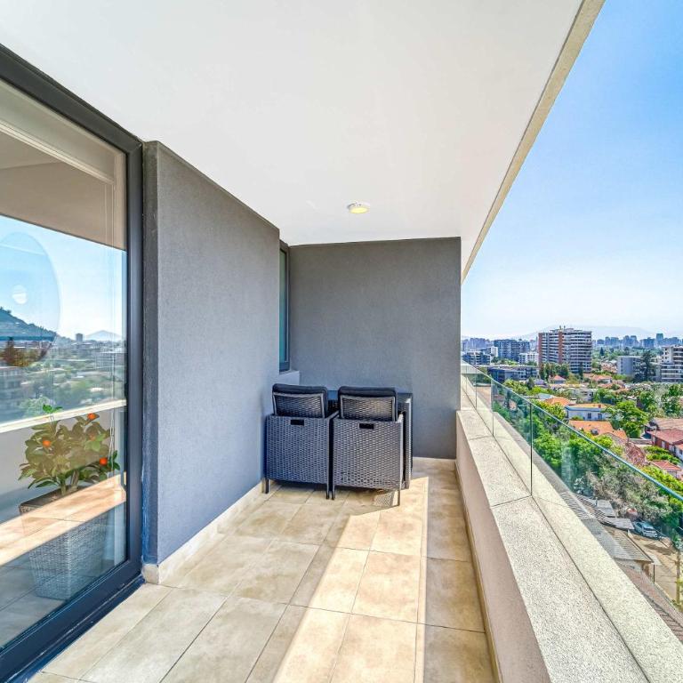 Espacio Nunoa 1BR balcony and free parking - Apartamento - 11