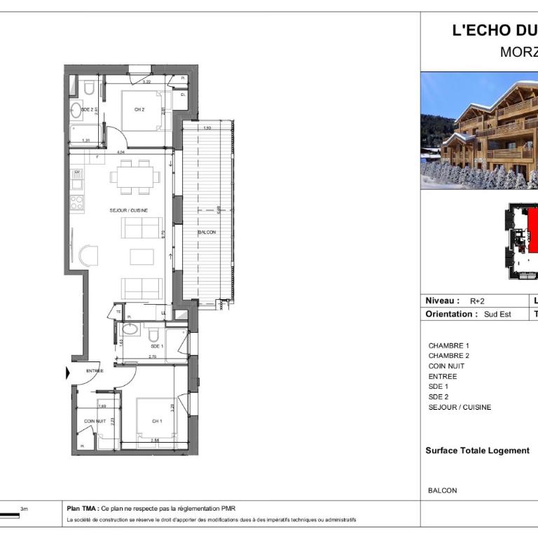 Echo du Pleney B202 : T3 cabine neuf à 100m des remontées - Apartment - 18