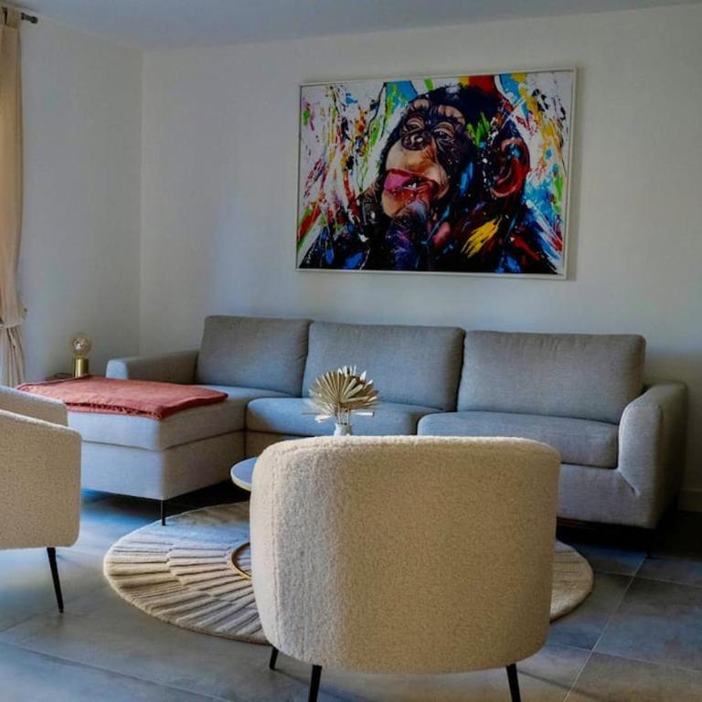 Havre de Paix avec jardin - Cote Azur Ste Maxime - Appartamento con 2 Camere da Letto - 4