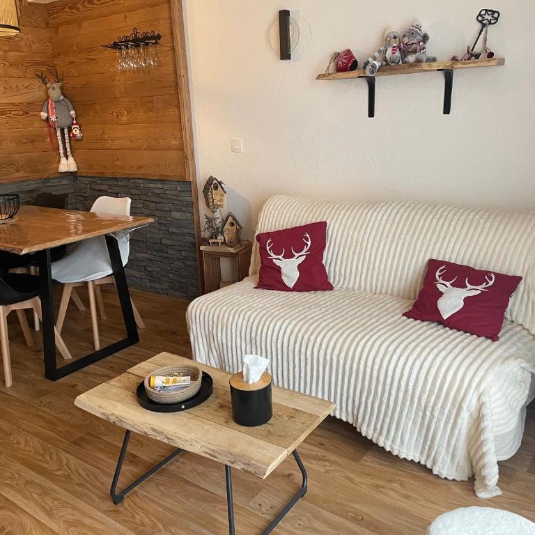 Appartement 6 pers les Orres 1800 - Piscine chauffée Sauna - Apartment mit 2 Schlafzimmern - 6