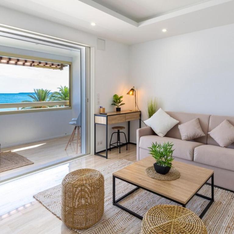 Vue mer & plage directe les pieds dans l'eau - Terrasse ensoleillée - Parking privé - Appartement - 18