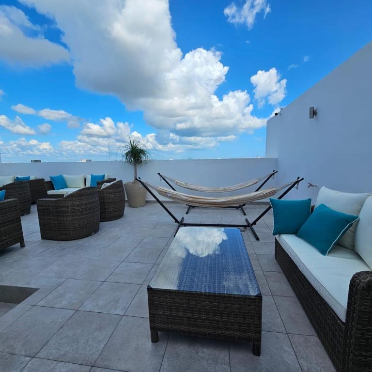 Depto Moderno 1BR gimnasio sauna jacuzzi y piscina rooftop - Apartamento de 1 dormitorio - 3
