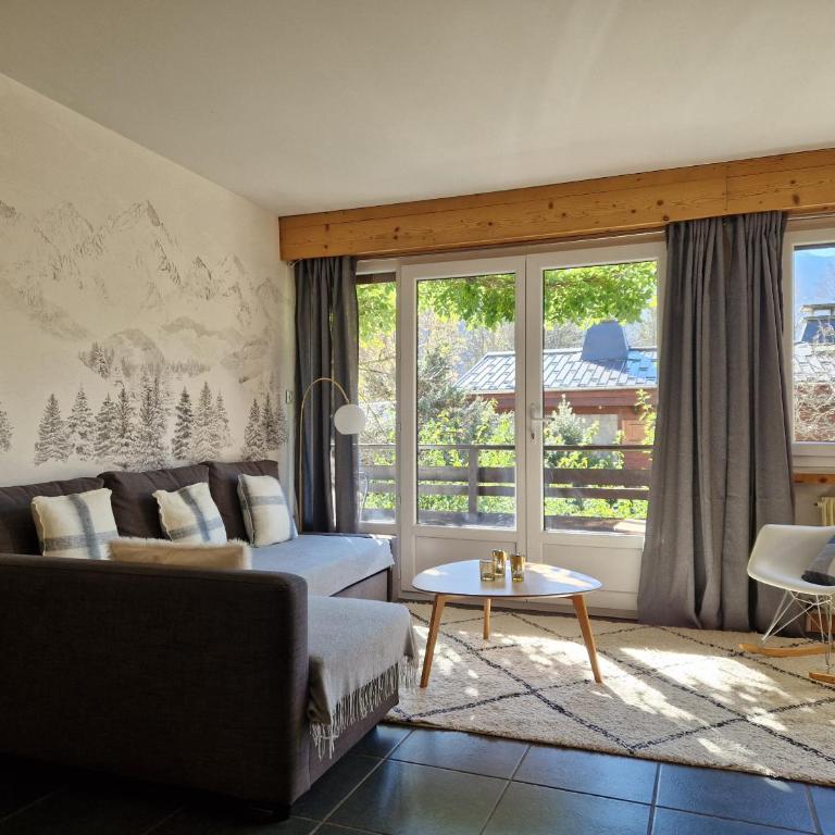 Les Tussilages - Terrasse vue Mont-Blanc - Appartement avec Vue sur la Montagne - 29