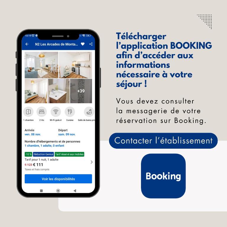 N3 La Jungle de Montaudry - Terrasse - Parking - Appartement 1 Chambre - 3