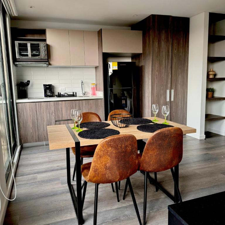 Aparta estudio calle 85 Bogotá - Apartamento de 1 dormitorio - 3