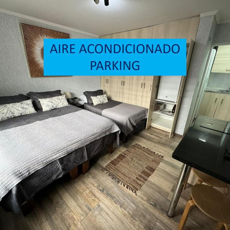 Departamento Studio - Carrera - Factura - Central - Empresas - Parking - Wifi - Aire acondicionado - Apartamento de 1 dormitorio - 1