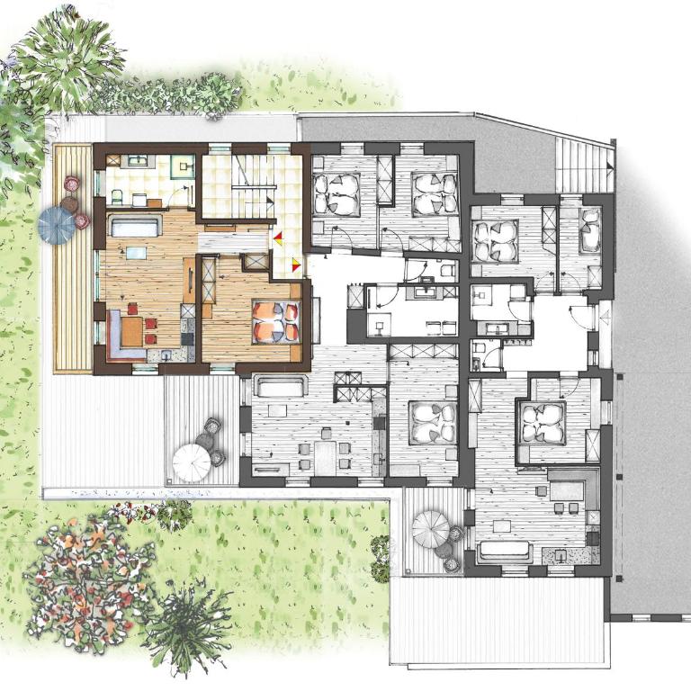 Waldhof Roggenboden - Apartment mit 1 Schlafzimmer und Balkon - 1