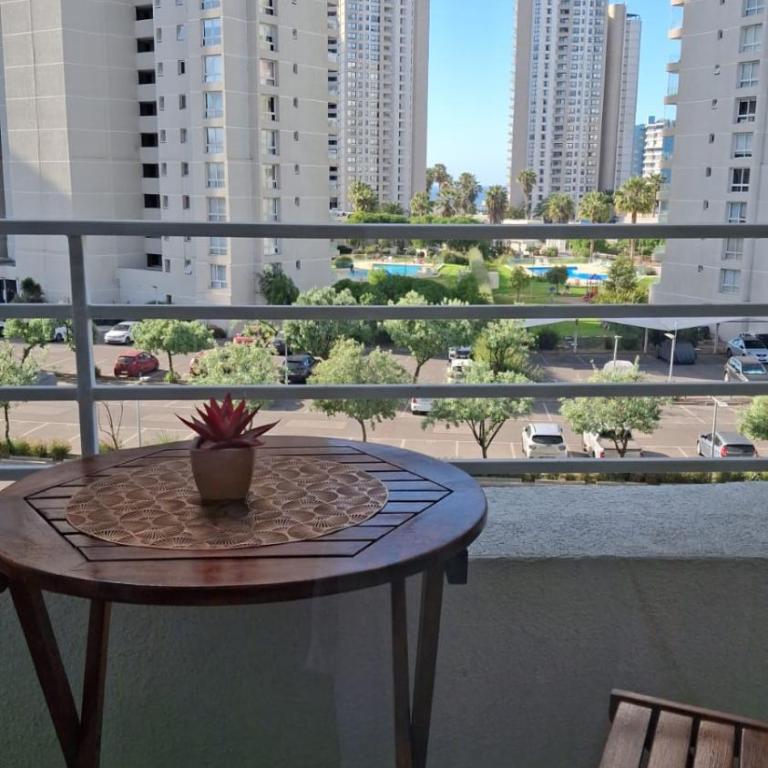 Departamento condominio marina del sol 2 - Two-Bedroom Apartment with Pool View - 8