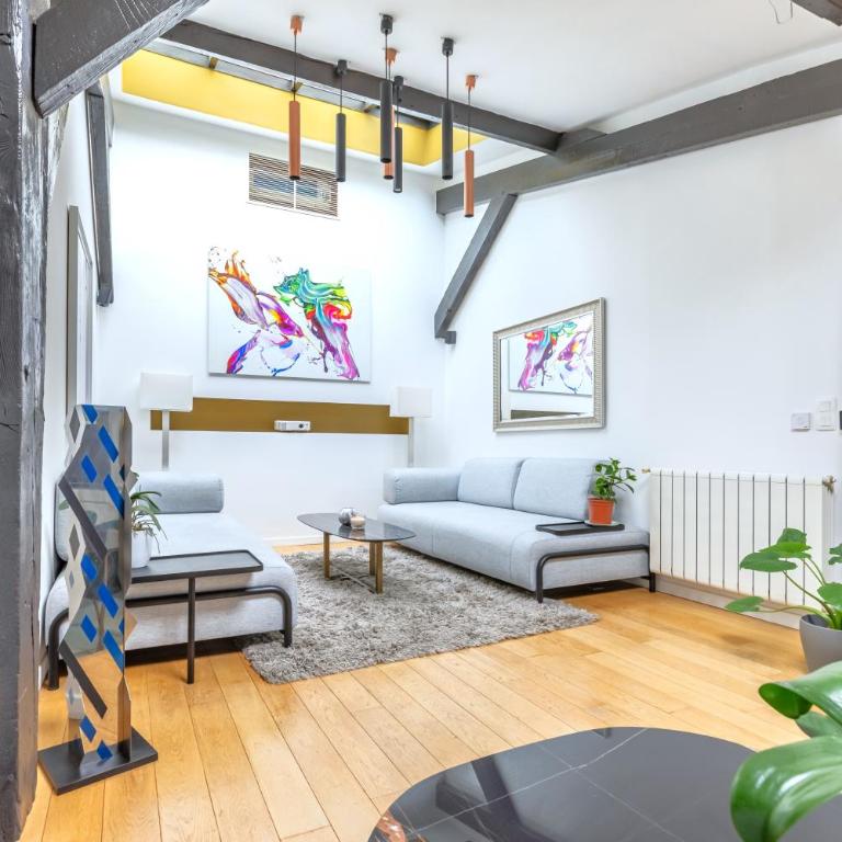 Luxury Loft - 15 min des Champs Élysées - Appartement Loft 3 Chambres - 22