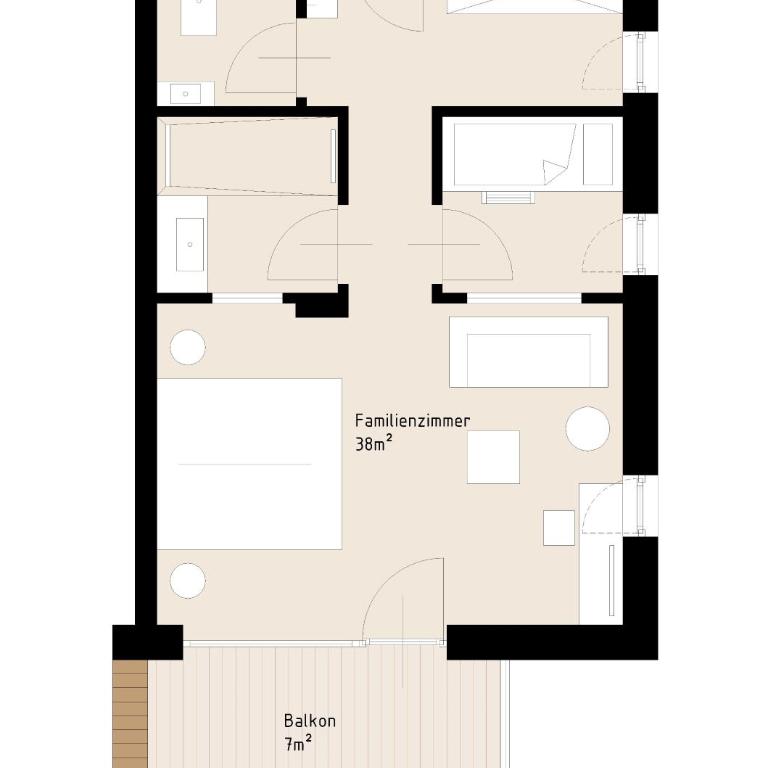 Berggasthof - Pension Lahnerhof - Familienzimmer mit Balkon - 3
