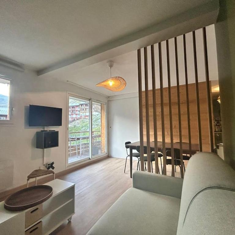 Appartement au ski spacieux pour 7P, piscine sauna - Appartement 2 Chambres avec Vue sur la Montagne - 17