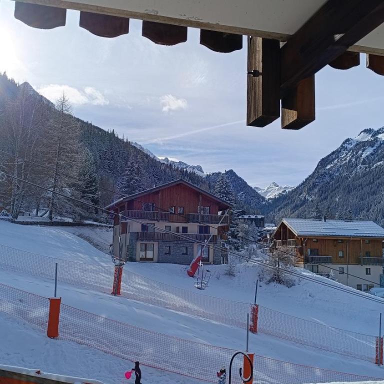 Location semaine 7 nuits du samedi au samedi Studio 20m2 cozy 4pers au pied d une piste bleu accès remontés - Studio - Vue sur Montagne - 12