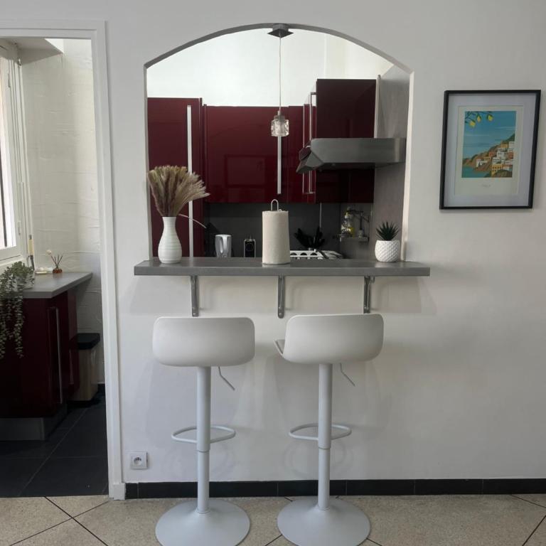 Studio lumineux avec balcon à Nice - Appartement 1 Chambre - 11