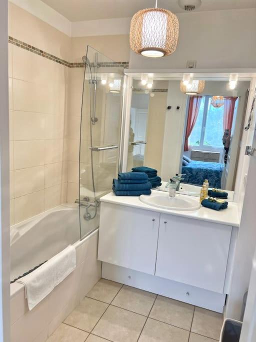"Le Cocon Bleu" Résidence avec Piscine au Coeur du Brusc - One-Bedroom Apartment - 43