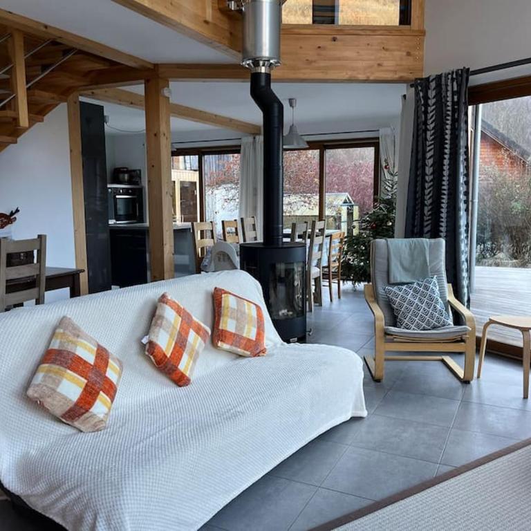 Maison Blanche, Impressive Chalet, Allemond, Bike, Ski, Hike - Maison de Vacances - 15