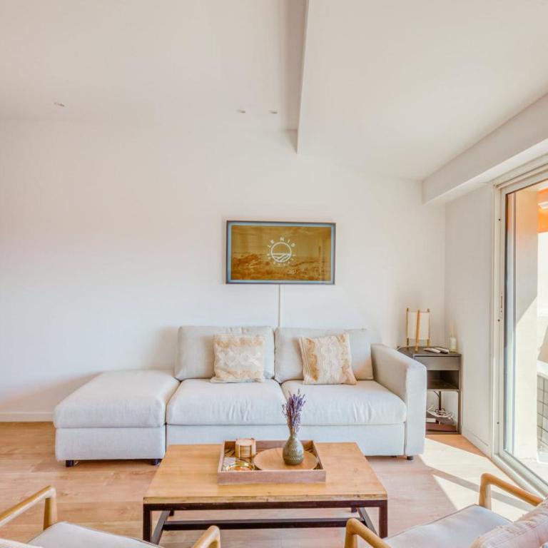 LE VOILIER avec terrasse panoramique vue mer et port, proche du Palais, Croisette et plages - Apartment mit 1 Schlafzimmer - 5