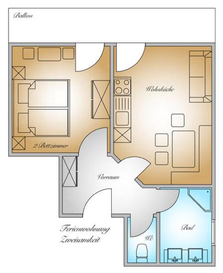 Gästehaus Herrmann - Apartamento con vistas a la piscina - 2