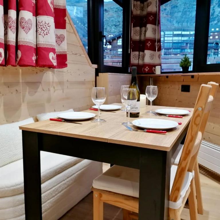 Studio centre Val Thorens 4 pers WIFI Résidence 3 Vallées - Appartement 1 Chambre - 7