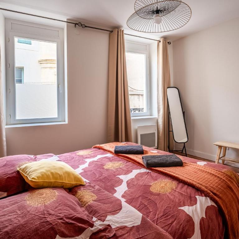 Chaleureux appartement, centre ville - Deluxe Apartment mit Balkon und 2 Schlafzimmern - 10