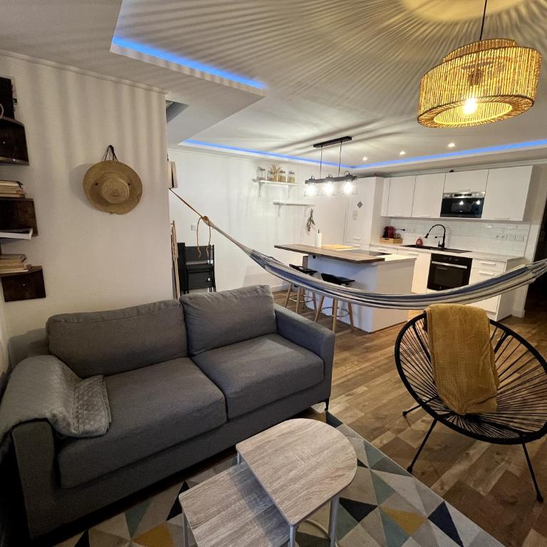 Le Félicità- T2 - Parking - Piscine - Appartement 1 Chambre - Vue sur Jardin - 11