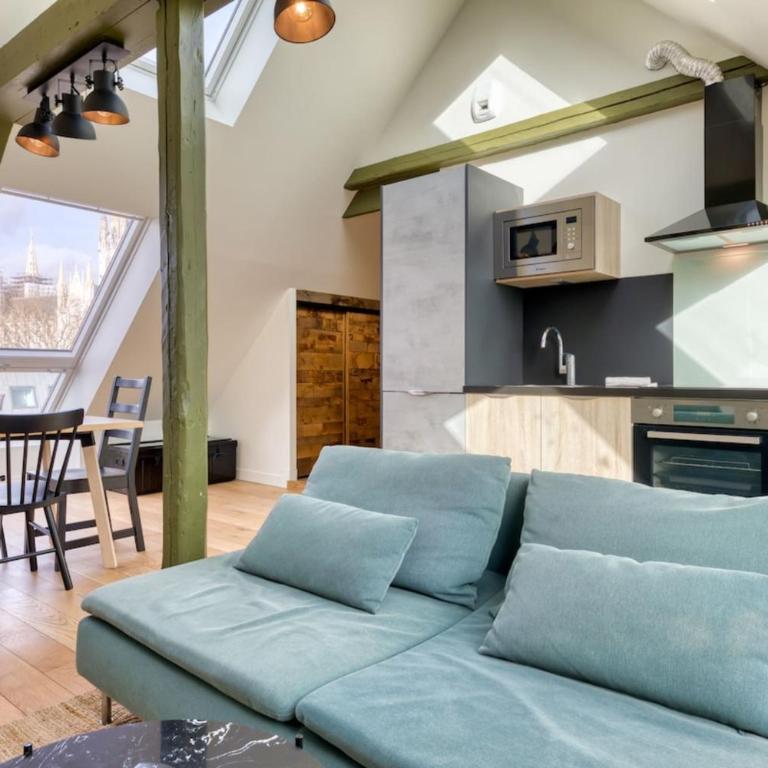 Armand superbe F4 centre Rouen vue incroyable ! - Appartement 3 Chambres - 3