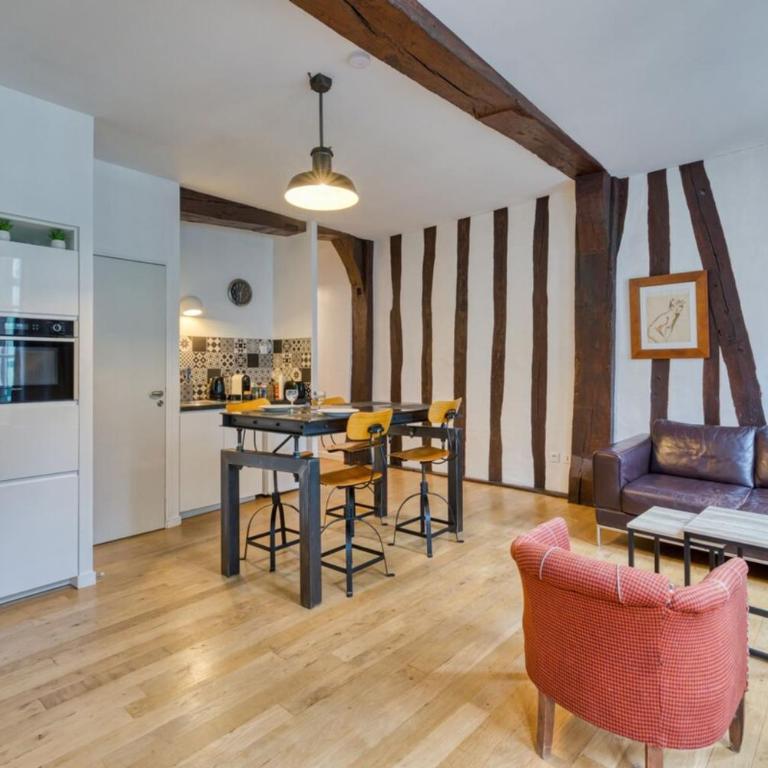 Le Charmant F2 rue du Gros Horloge à Rouen! - Appartement 1 Chambre - 2
