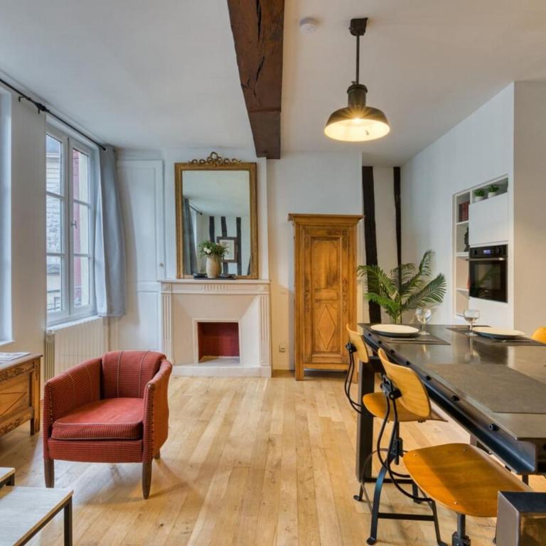 Le Charmant F2 rue du Gros Horloge à Rouen! - Appartement 1 Chambre - 3