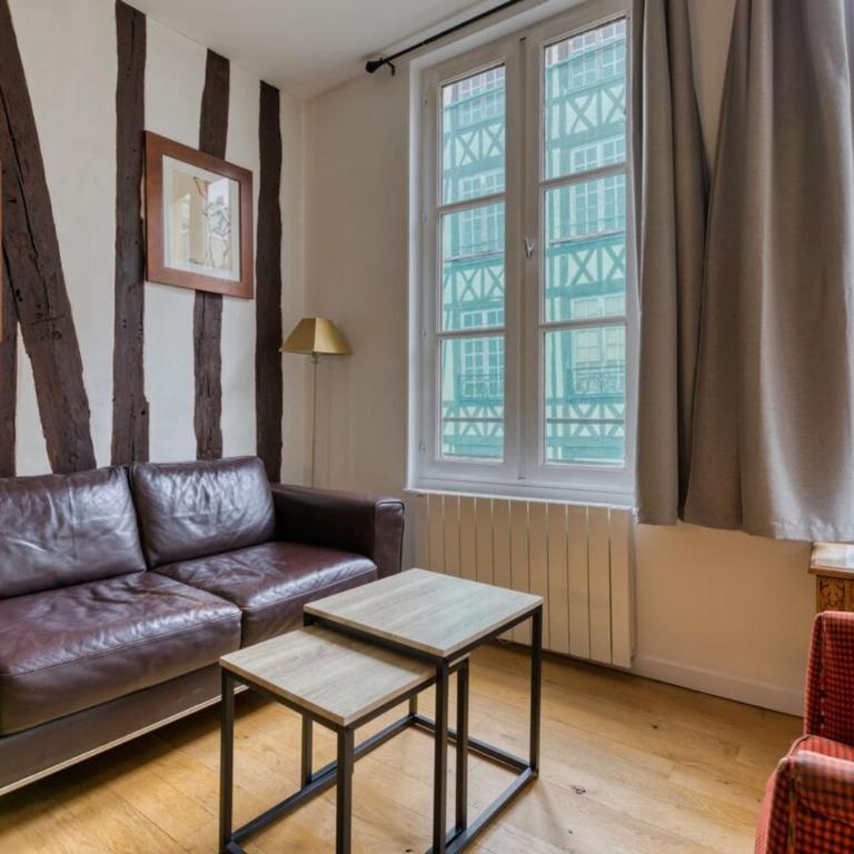 Le Charmant F2 rue du Gros Horloge à Rouen! - Appartement 1 Chambre - 12