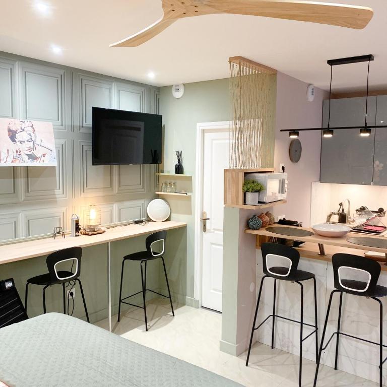 Studio chic et romantique Lyon - Appartement 1 Chambre - 4