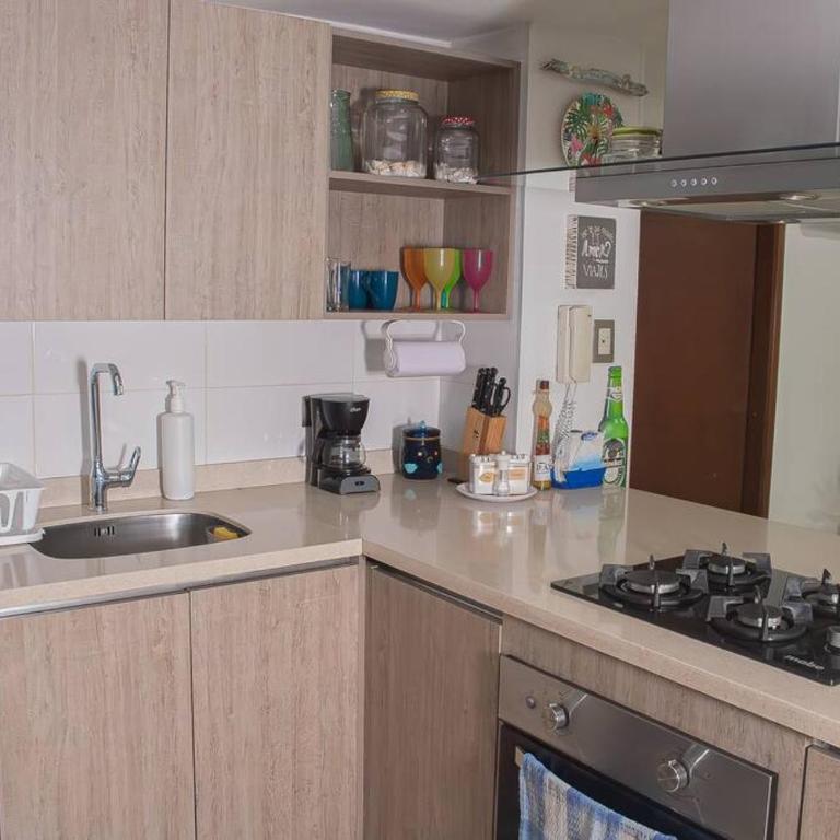 Apartamento El Rodadero, Santa Marta - Apartamento de 2 dormitorios con balcón y vistas al mar - 19