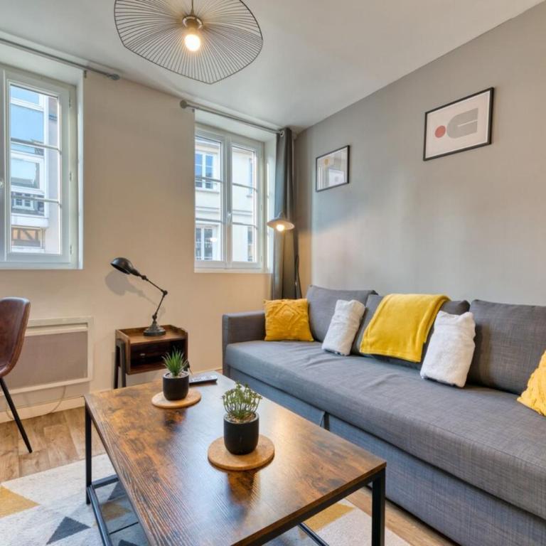 Le Rémi studio rénové au coeur de Rouen - Studio - 5