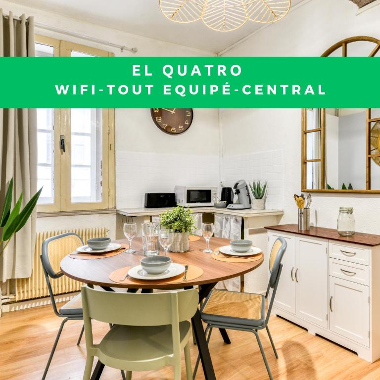 El Quatro - Wifi - Central - tout équipé - Appartamento con 1 Camera da Letto - 1