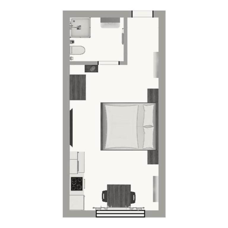 Die Filzmooserin - smart living apartments in Ski amadé, Filzmoos Card inklusive - Budget Double Studio - Subterranean - 5