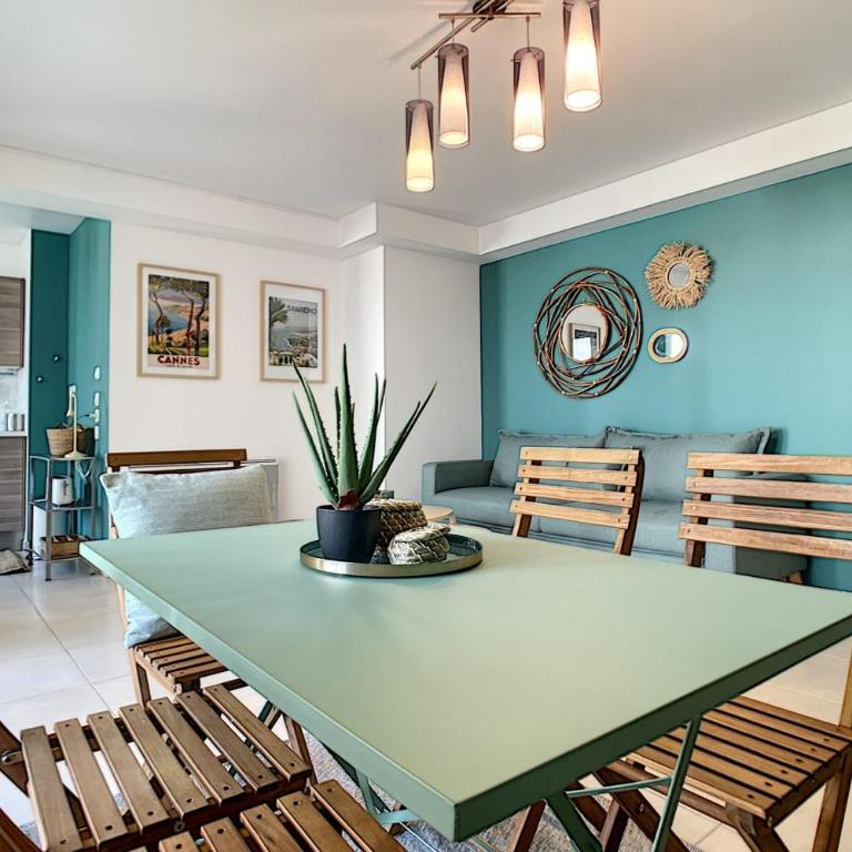 Centre, lumineux appartement T3 6 Pers Terrasse wifi pkg clim - Apartamento - 6