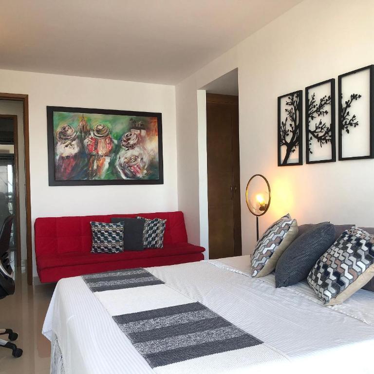 Amplios Aptos de Lujo Frente a la Playa a 5 Minutos del Centro y del Aeropuerto, en Edificio con Piscina, Jacuzzi, Sauna, Gimnasio, Turco y Seguridad las 24 hs. - Apartamento con vistas al mar - 17