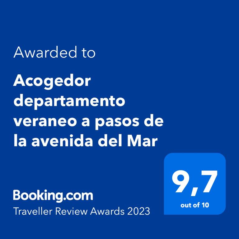 Acogedor departamento veraneo a pasos de la avenida del Mar - Three-Bedroom Apartment - 13
