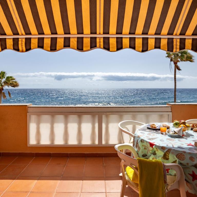 Frente al Mar - Terraza - Piscina - Playa 1 min - Apartamento de 1 dormitorio - 60
