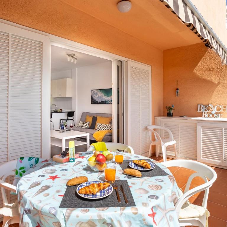 Frente al Mar - Terraza - Piscina - Playa 1 min - Apartamento de 1 dormitorio - 61