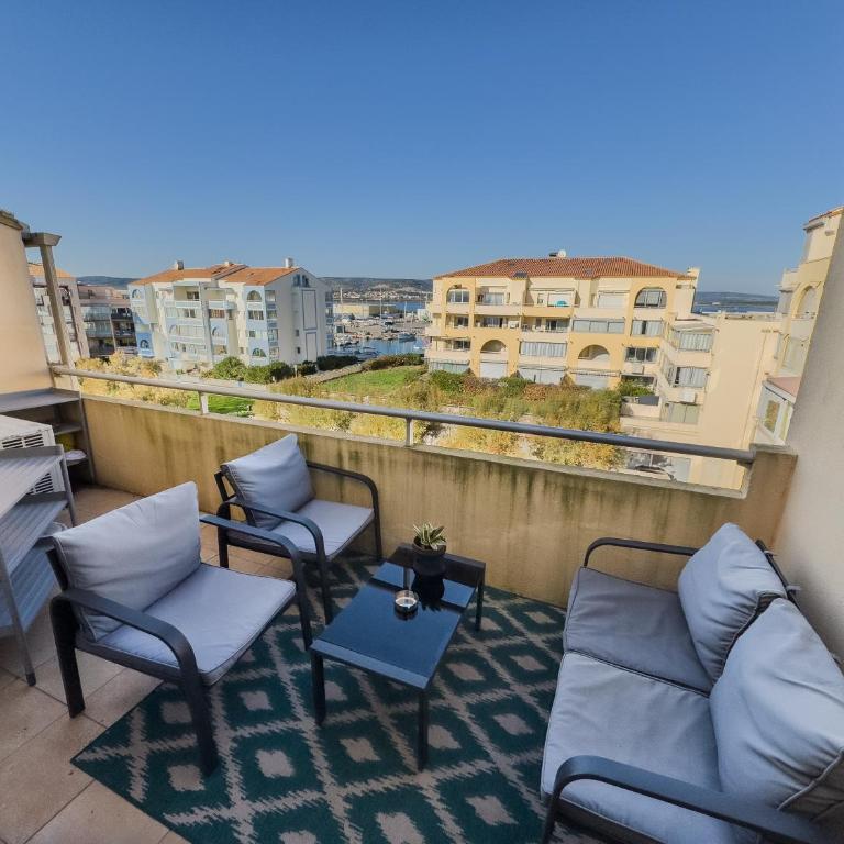 Appartement Le Vauban - Climatisation - À 200m de la Plage - 15 min de Sète - Appartement 1 Chambre - 6