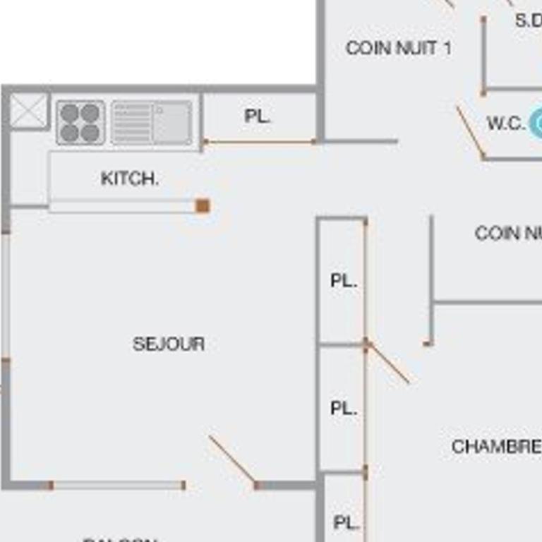 Appt 2 pièces pour 5 pers avec balcon et parking à Chinaillon, près des pistes - FR-1-241-121 - Apartment (5 Erwachsene) - 17