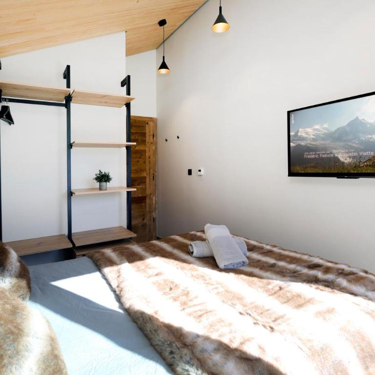 Chalets Horizon Blanc - Vue exceptionnelle Loup Blanc -Sauna extérieur Ours des Glaces -5 étoiles - Superior Chalet - 34