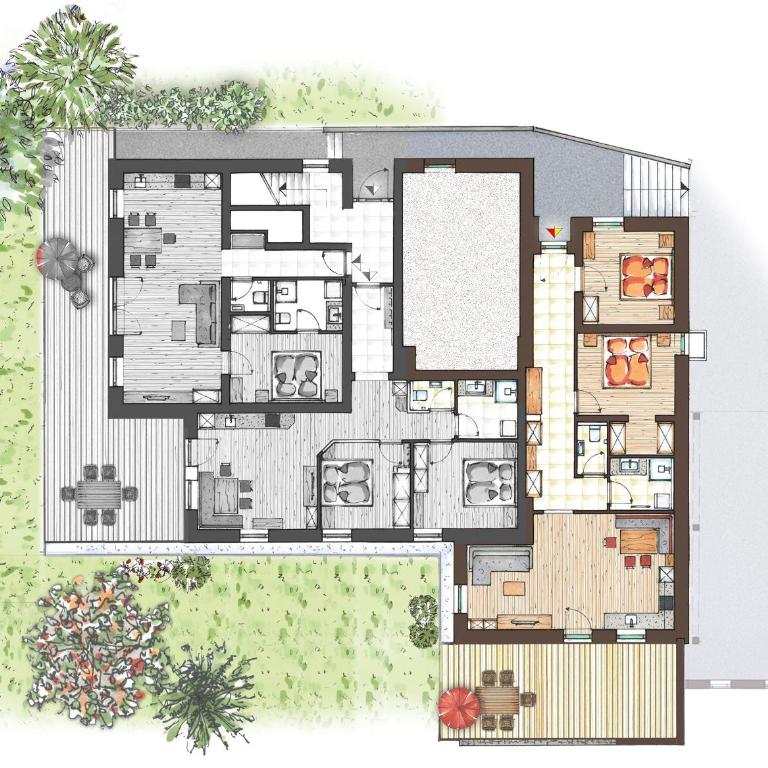 Waldhof Roggenboden - Apartment mit 2 Schlafzimmern und Terrasse - 7