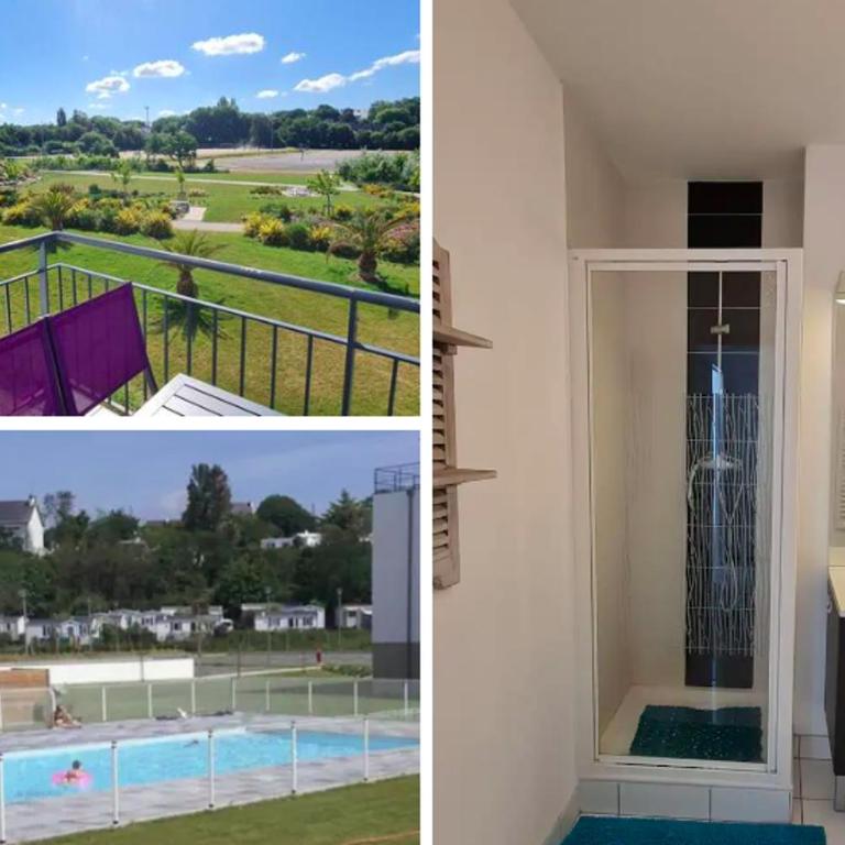 Appartement devant la plage avec piscine - Appartement 1 Chambre - 8