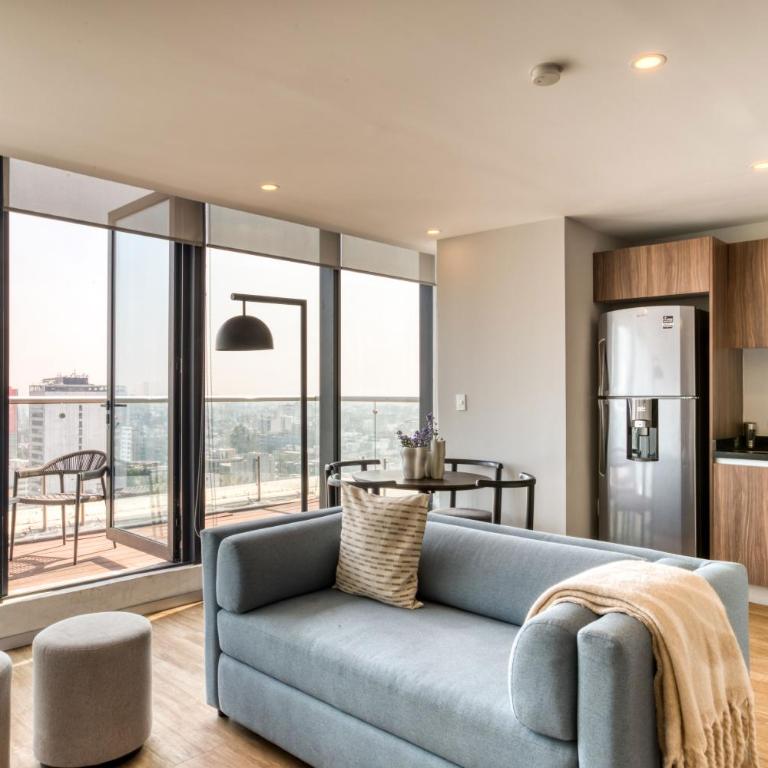 ULIV Mexico City - Two-Bedroom Apartment with Balcony - 7