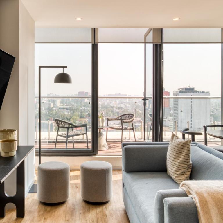 ULIV Mexico City - Two-Bedroom Apartment with Balcony - 2
