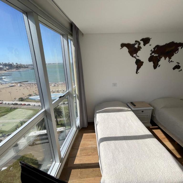 Dpto en MdP, 3a frente al Torreón del Monje con vista al mar y COCHERA - Apartamento de 2 dormitorios con vistas al mar - 7